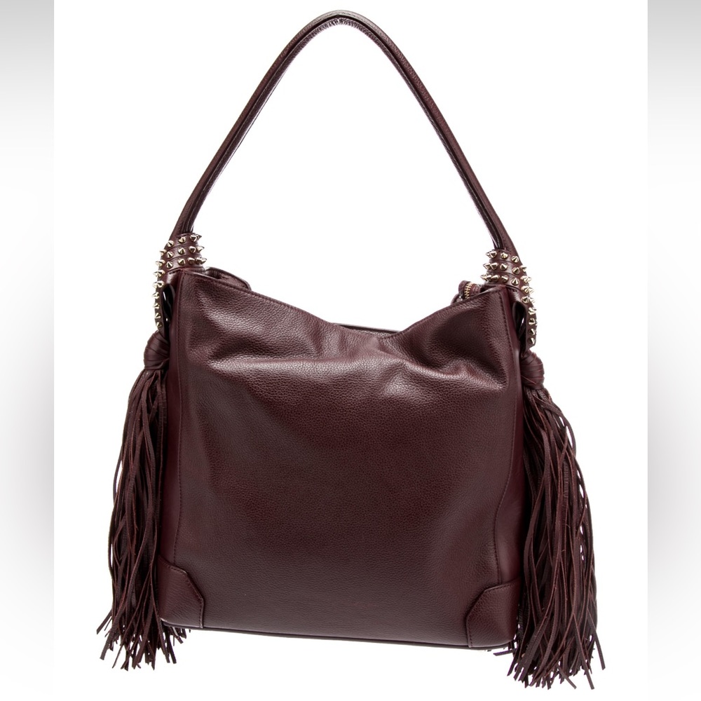EUC Christian Louboutin Eloise Hobo Shoulder, Maroon Color - Picture 3 of 16